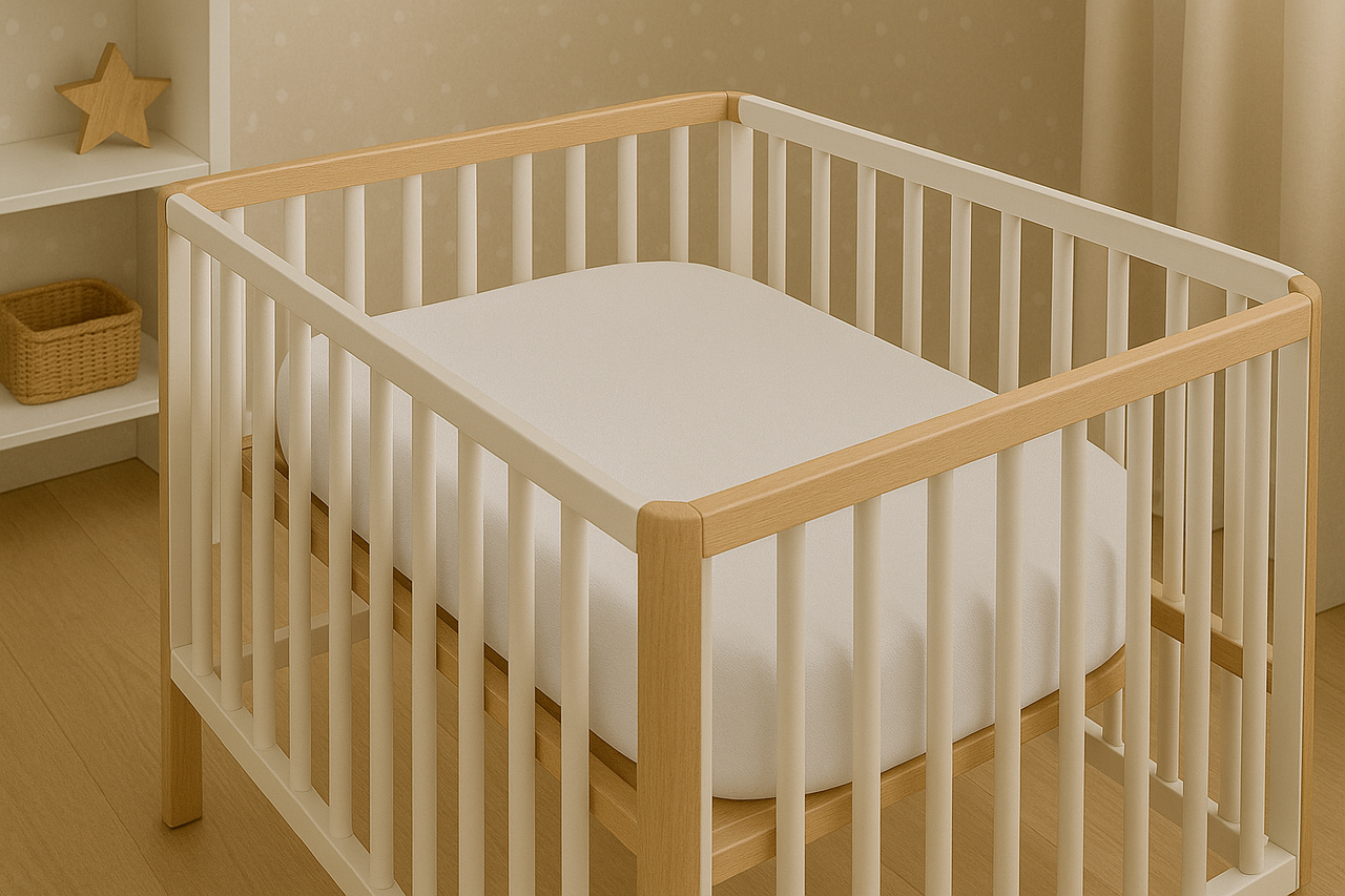 Drap housse bébé 85×50 cm – Coton doux