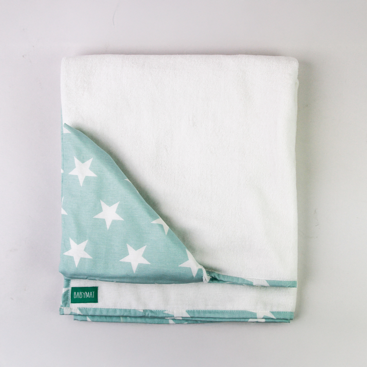 Serviette de Bain - Harmonie- Vert 💚🤍 130x70cm