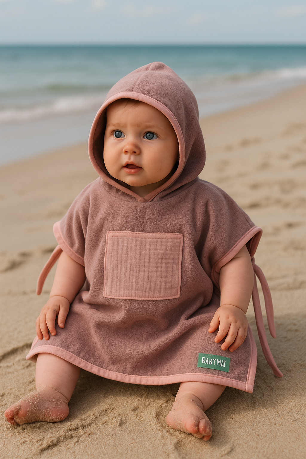 Poncho de plage - pinky 🎀🩷