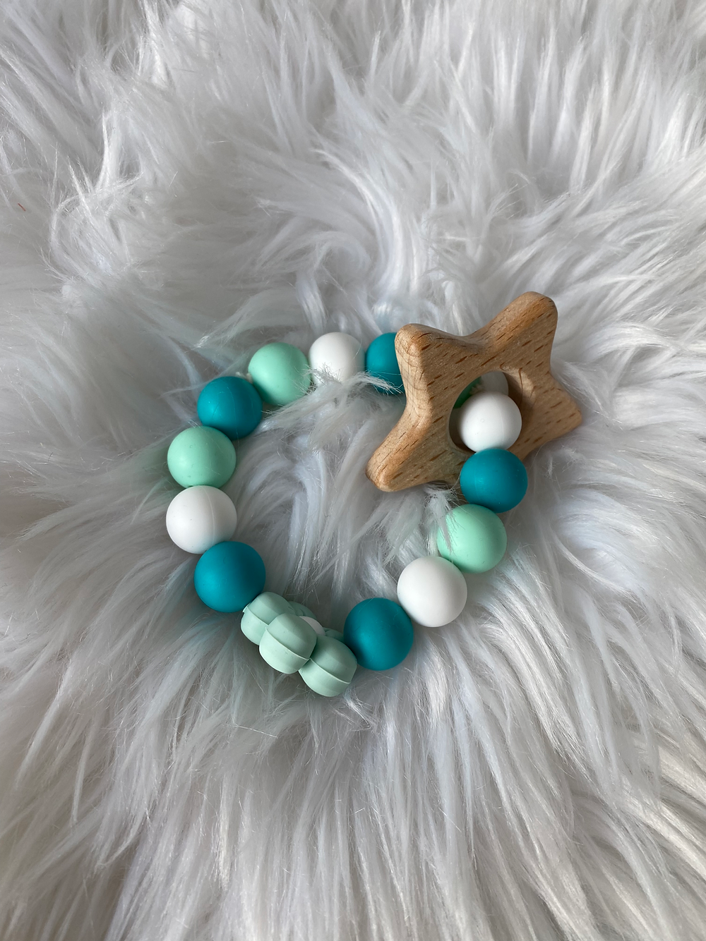 Anneau de dentition - Étoile Bleu ⭐ 💙