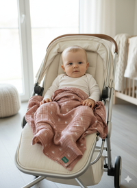 Pack de 3 Lange en mousseline- Aurore d'été