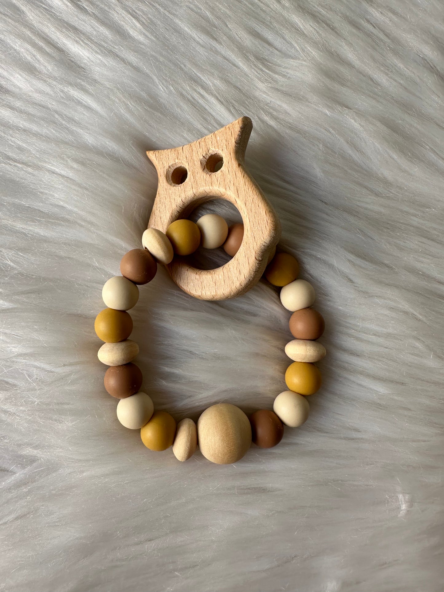 Anneaux de dentition - Hibou marron🦉