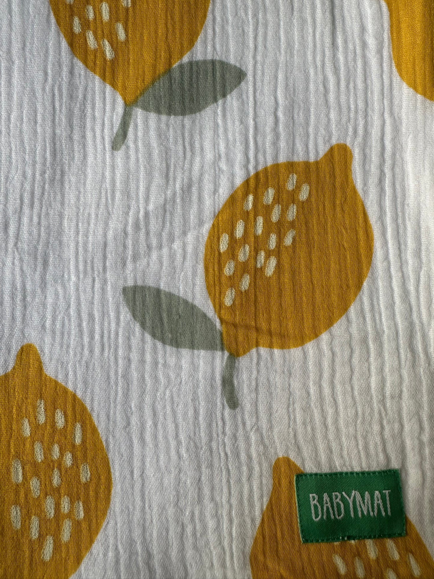 Couverture Mi-Saison -Citron 🍋 - 100x80cm