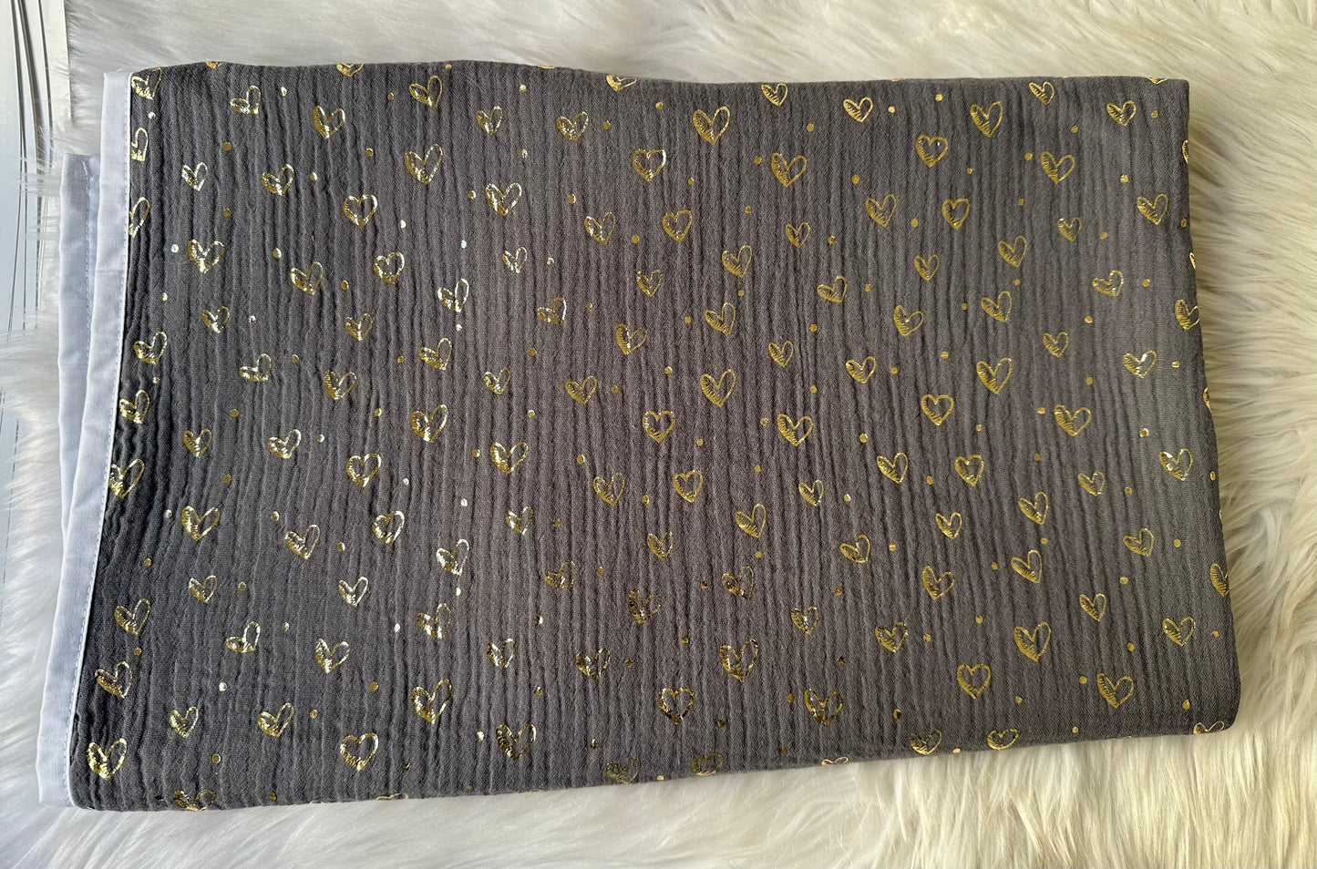Couverture d'Été - Nuit Dorée Patchwork 💤 100x80cm