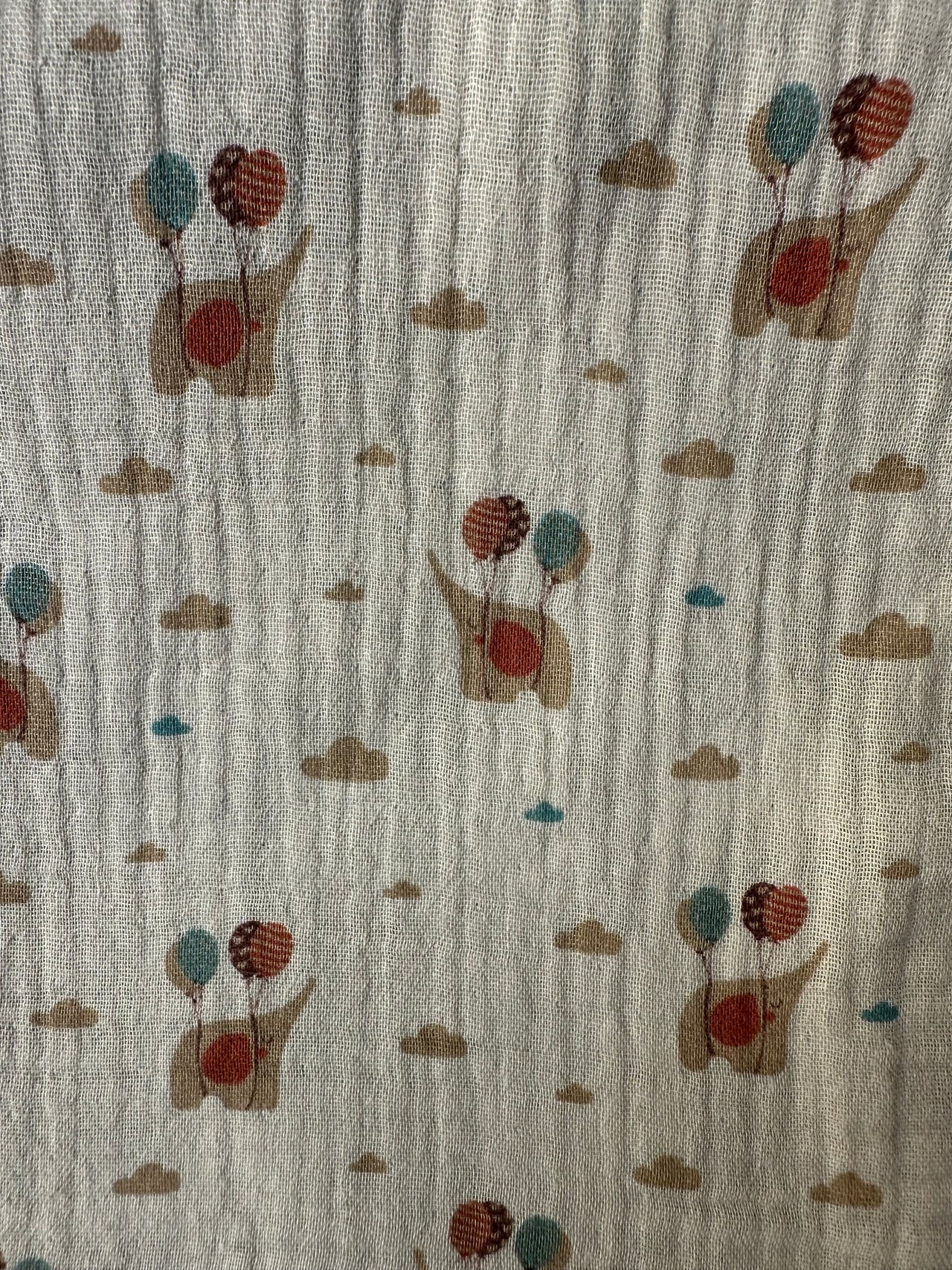 Couverture Mi-Saison -Joyeux Éléphant - 100x80cm