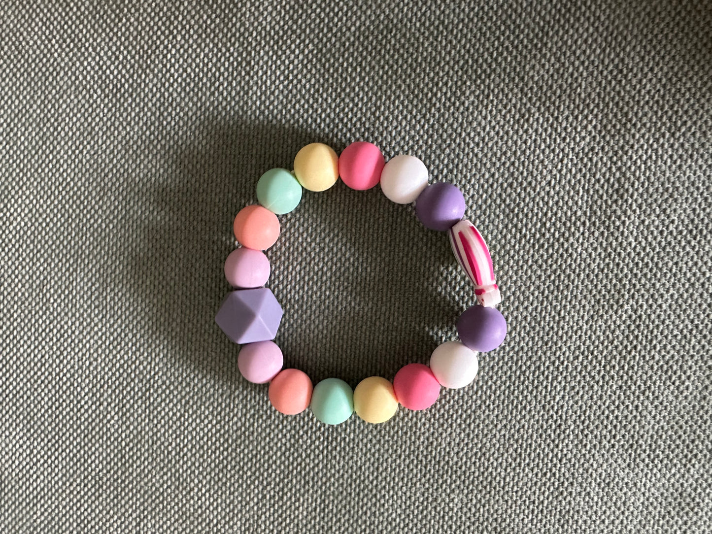 Anneau de dentition - Montgolfière multicolore