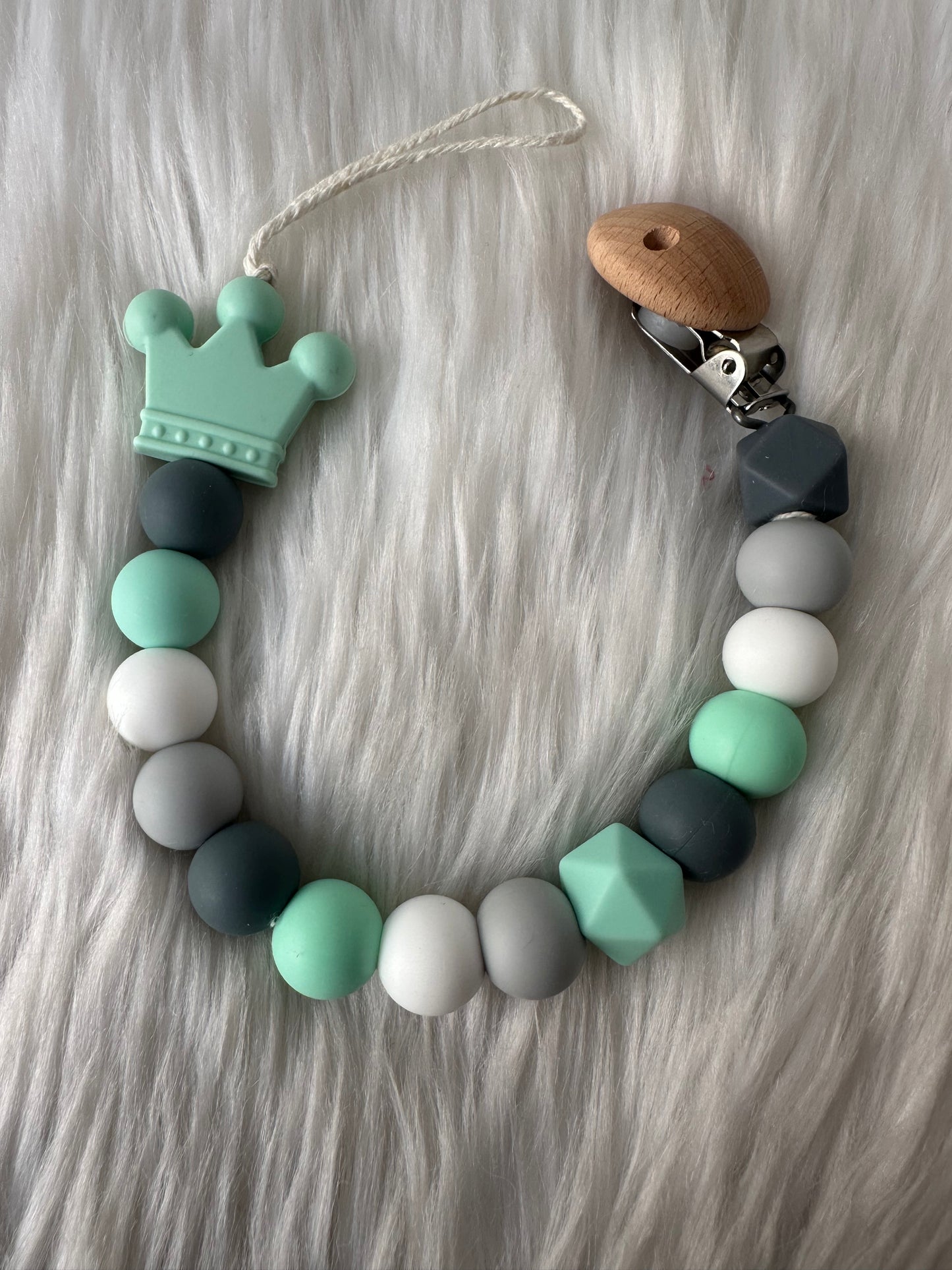 Attache sucette - King đź‘‘ - Vert đź’š