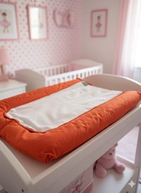 Matelas à langer - Rouge Corail