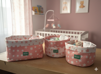 Paniers – Trio Étoiles Roses
