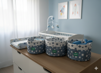 Paniers – Trio Étoiles Bleues