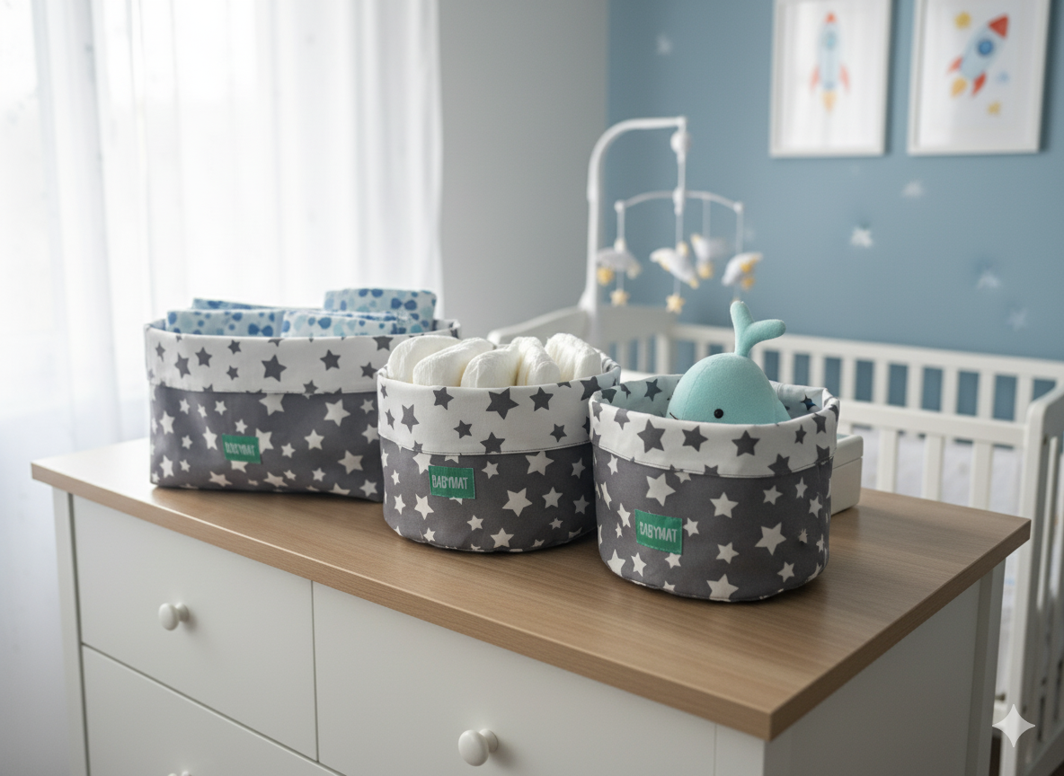 Paniers – Trio Étoiles Grises