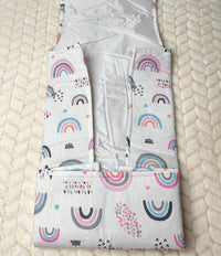Tapis à langer -  Rainbow Rose