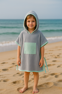 Poncho de plage - Vert Eau