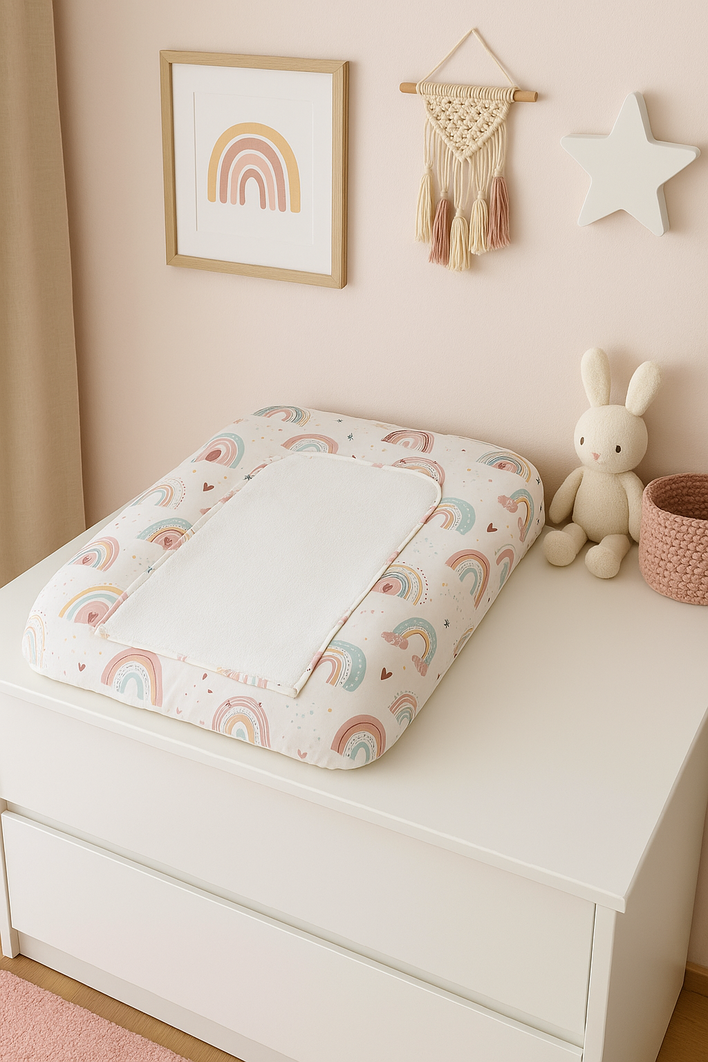 Matelas à langer - Happiness Rose