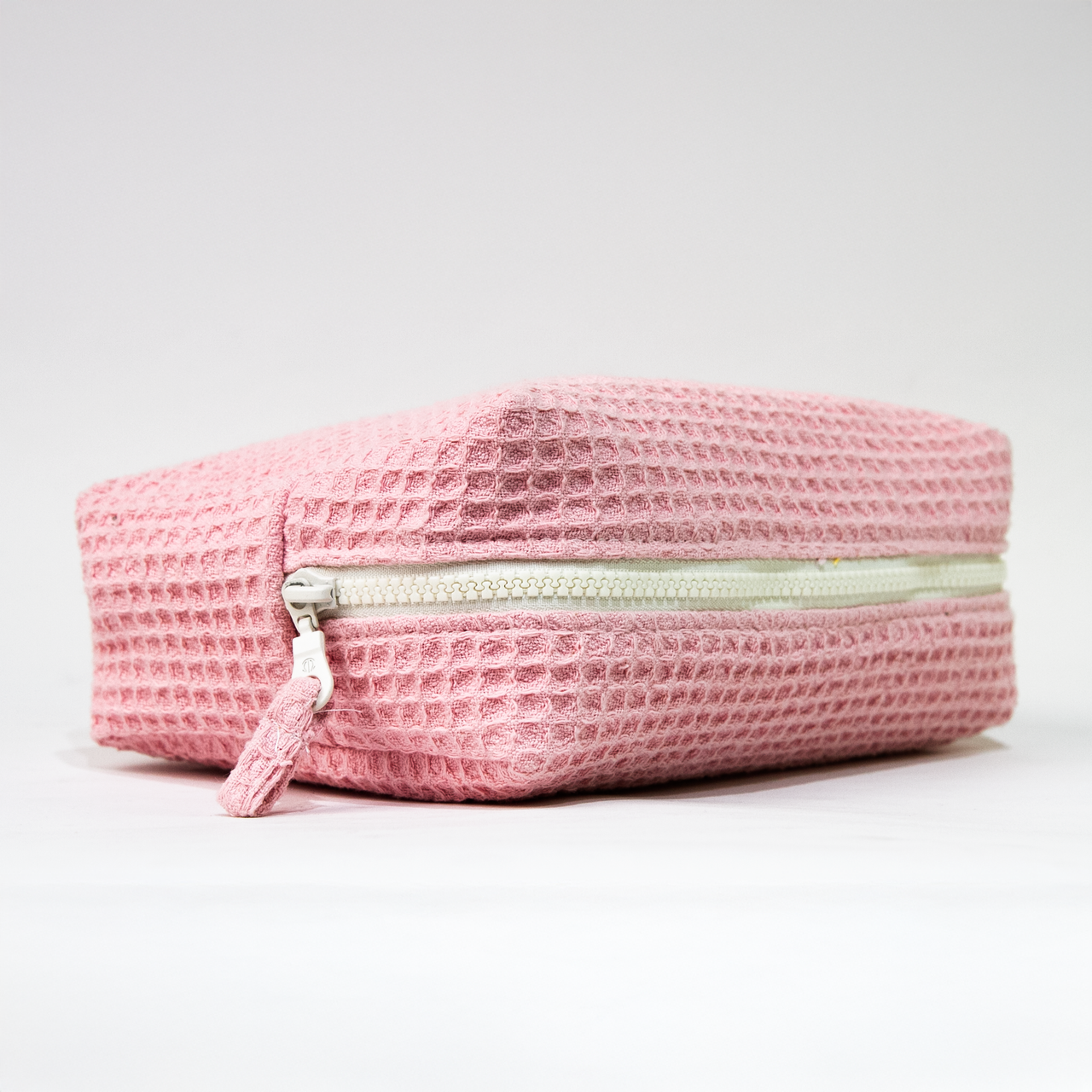 Trousse - Nid d'abeille -Rose Pétale
