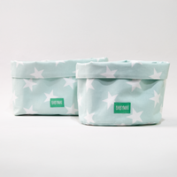 Duo de Paniers - Vert Étoiles Blanches