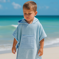 Poncho de plage - Bleu