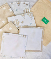 Lingettes - Montgolfière Beige