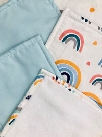 Lingettes - Rainbow Bleu