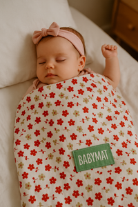 Couverture d'Été - Fleurir-  100x80cm