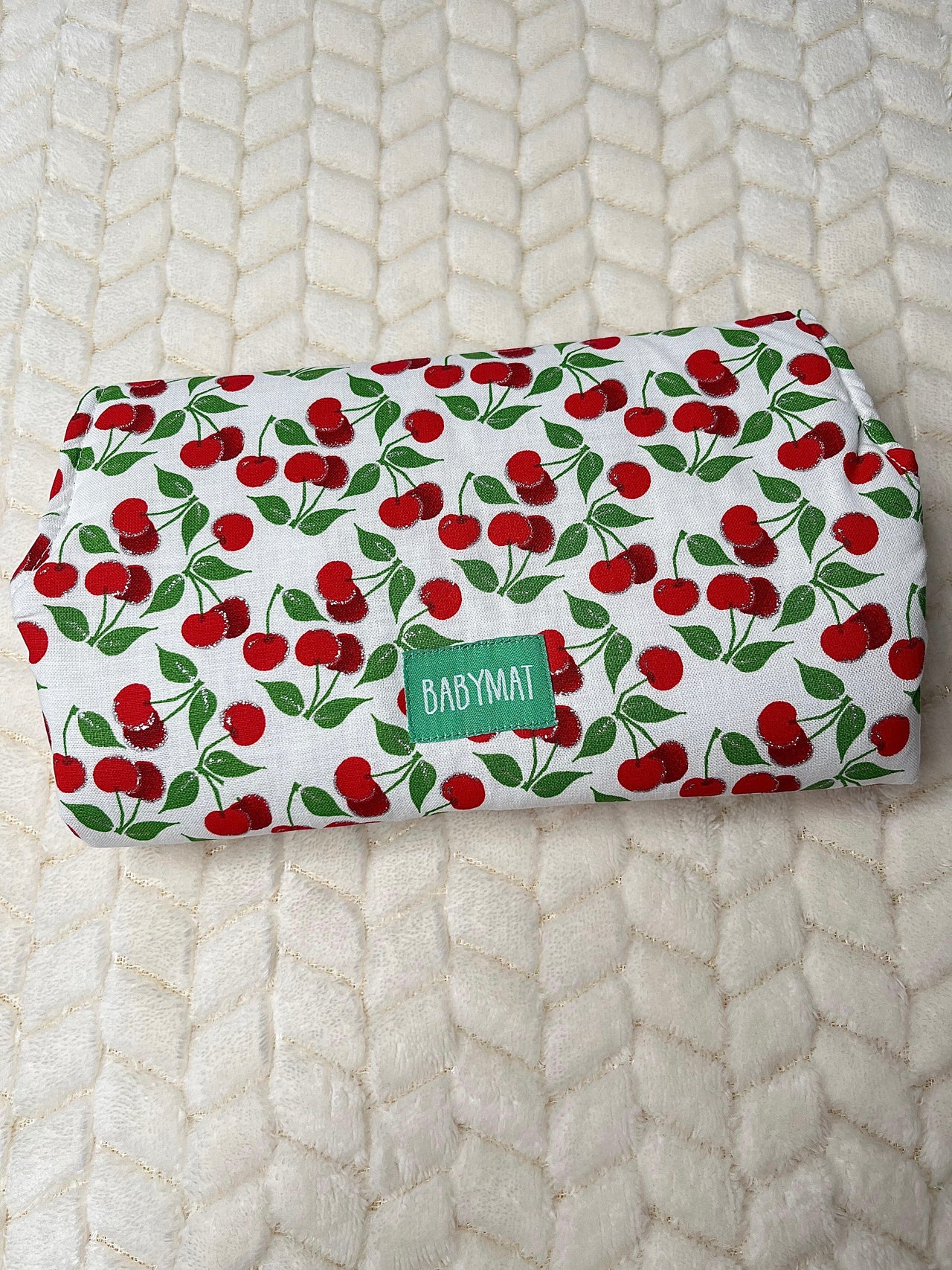 Tapis à langer - Cerise