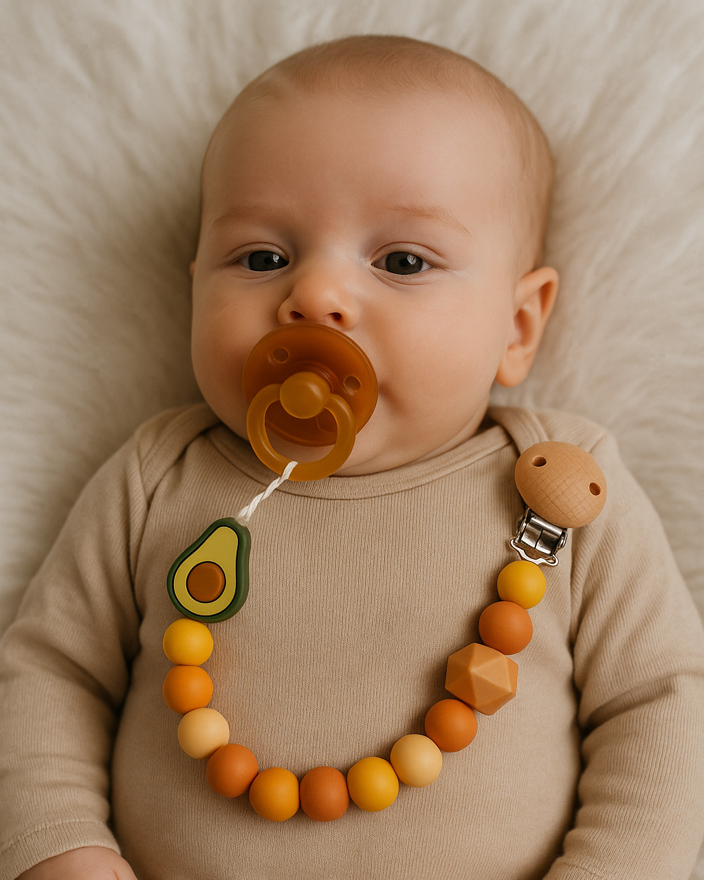 Attache sucette - Avocado