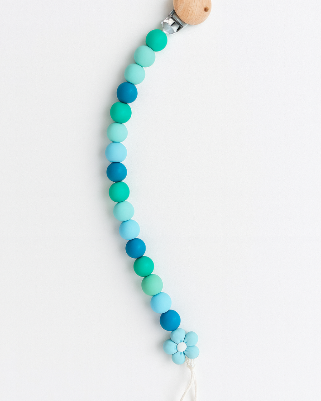 Attache sucette - Fleur Verte