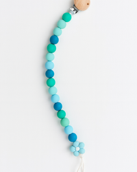 Attache sucette - Fleur Verte