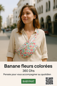Banane - Fleurs Colorées