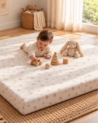 Matelas au sol - Beige Étoilé