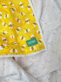 Couverture Mi-Saison - Abeille - Doré 100x100cm