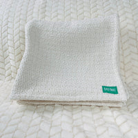 Couverture Mi Saison - Plaid - Beige - 120x120cm