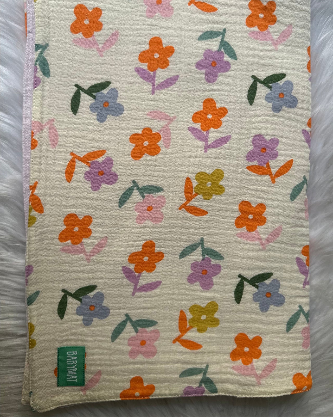 Couverture Mi-Saison - Marguerite - 100x80cm