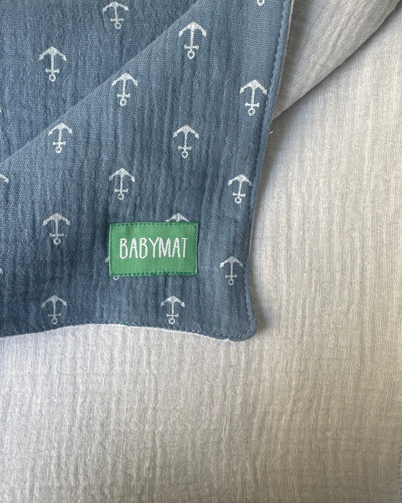 Couverture Mi-Saison -Marine - 100x80cm