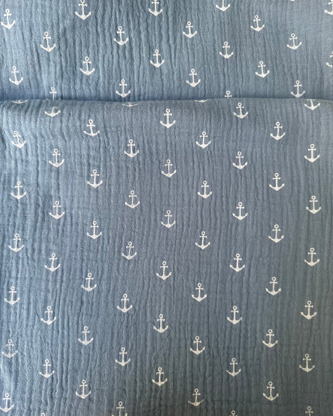 Couverture Mi-Saison -Marine - 100x80cm