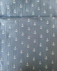 Couverture Mi-Saison -Marine - 100x80cm