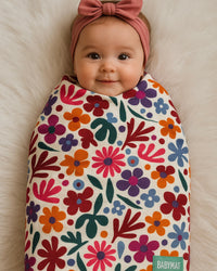 Couverture Mi-Saison - Jardin Fleuri - 100x80cm