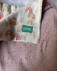 Couverture Mi-Saison - Rainbow - Rose 100x100cmCouvertureBABYMATBABYMATCouverture Mi-Saison
