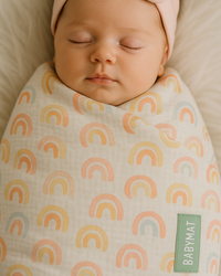 Couverture Mi-Saison - Rainbow - Rose 100x100cmCouvertureBABYMATBABYMATCouverture Mi-Saison