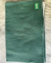 Couverture Mi-Saison - Vert Paillette Blanc - 100x80cm