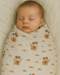 Couverture d’hiver -Joyeux Éléphant - 100x100