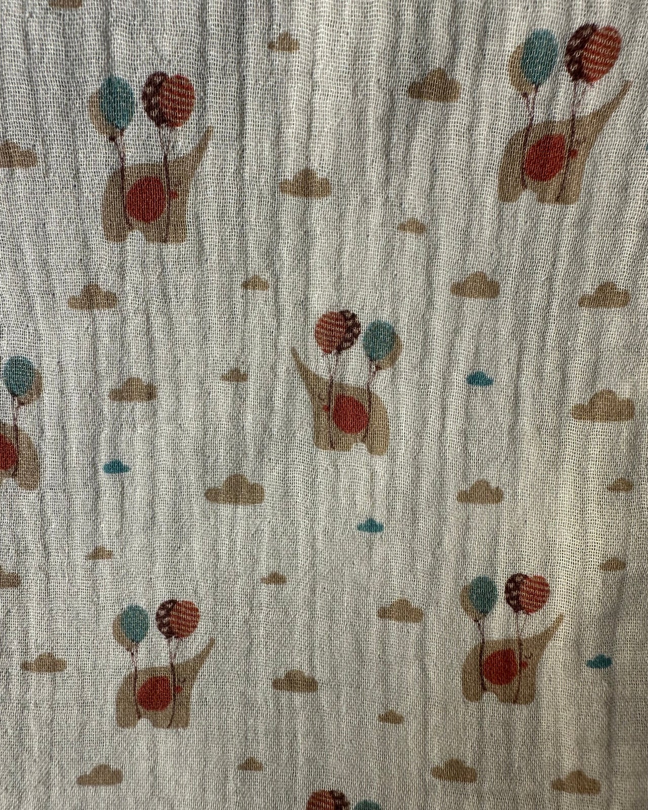 Couverture d’hiver -Joyeux Éléphant - 100x100