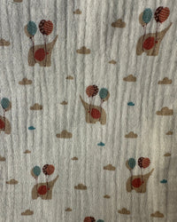 Couverture d’hiver -Joyeux Éléphant - 100x100