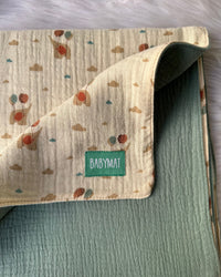 Couverture d’hiver -Joyeux Éléphant - 100x100