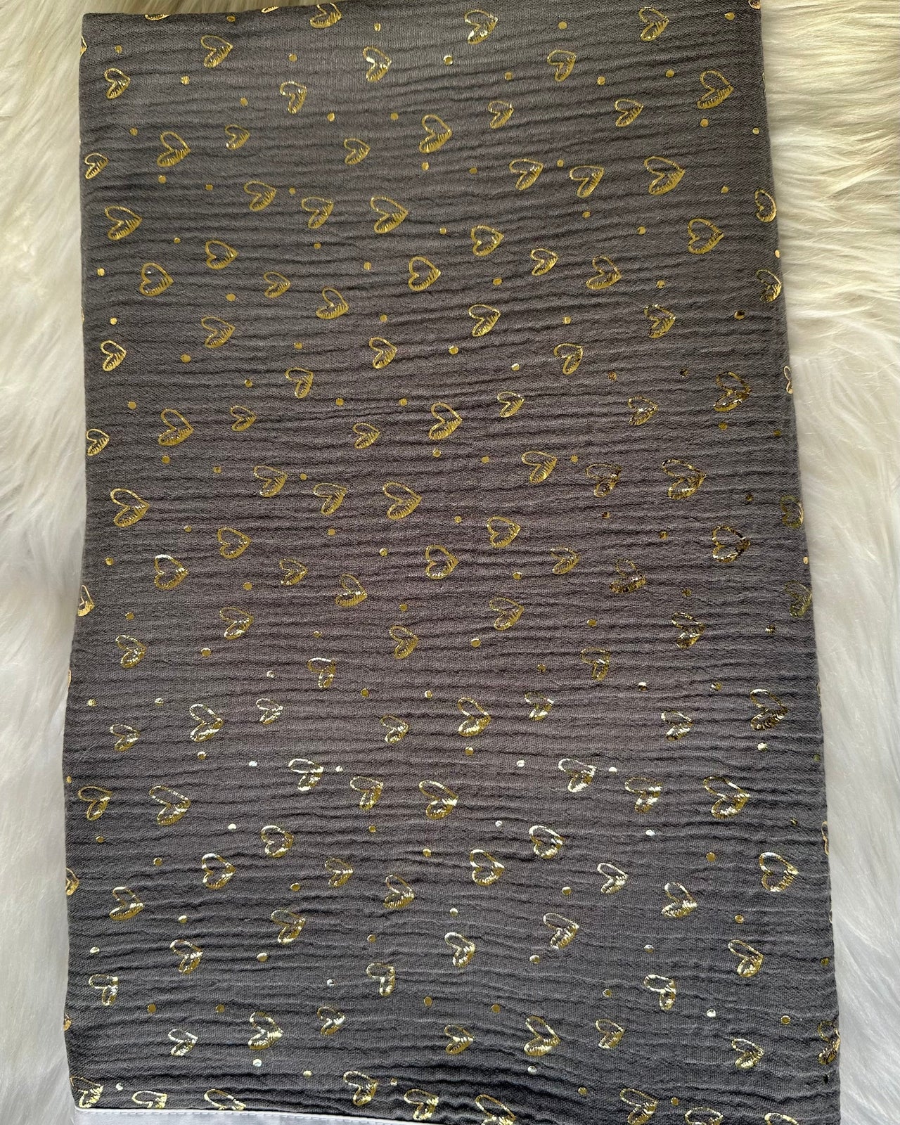 Couverture d'Été - Nuit Dorée Patchwork 100x80cm