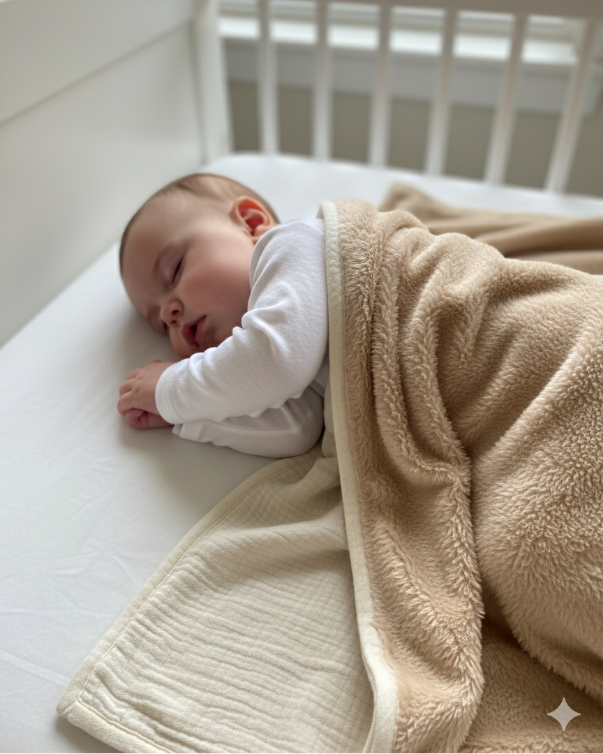 Couverture d'Hiver - Milky - Beige - 100x80 cm