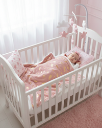 Couverture d'Hiver - Rose Plume Dorée🪶 - 100x80 cm