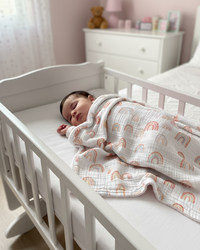 Couverture d’hiver - Gaze de coton- Rainbow MC