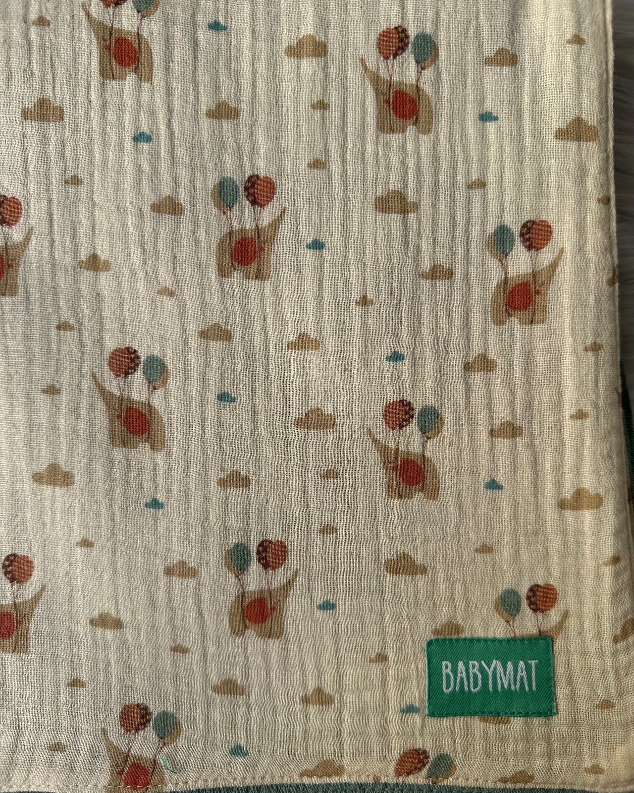 Couverture d’hiver -Joyeux Éléphant - 100x100