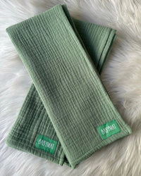 Duo de Langes - Vert -  60 X 60 cm